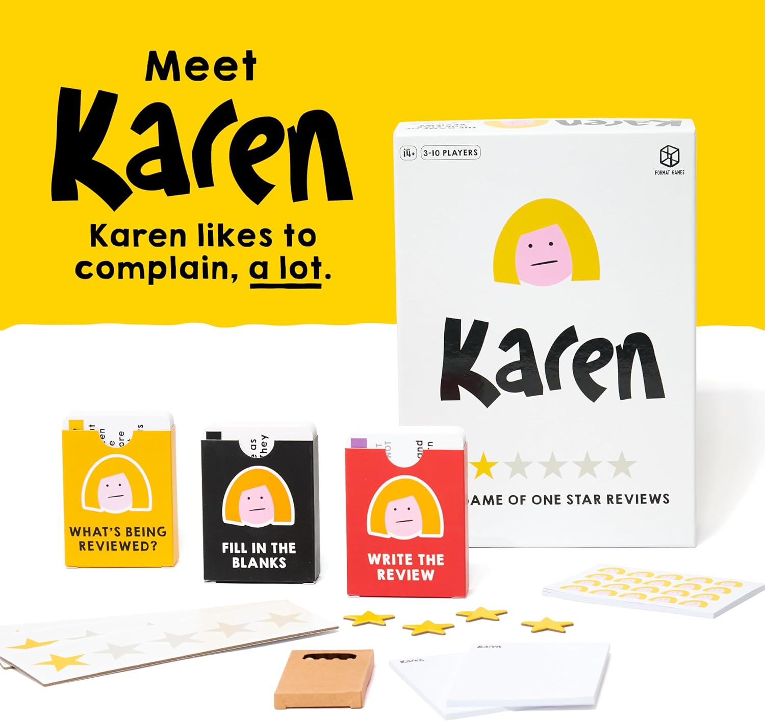 Karen Board Game - The One-Star Review Party Game